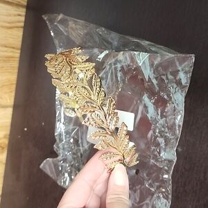 Gold leaf headband